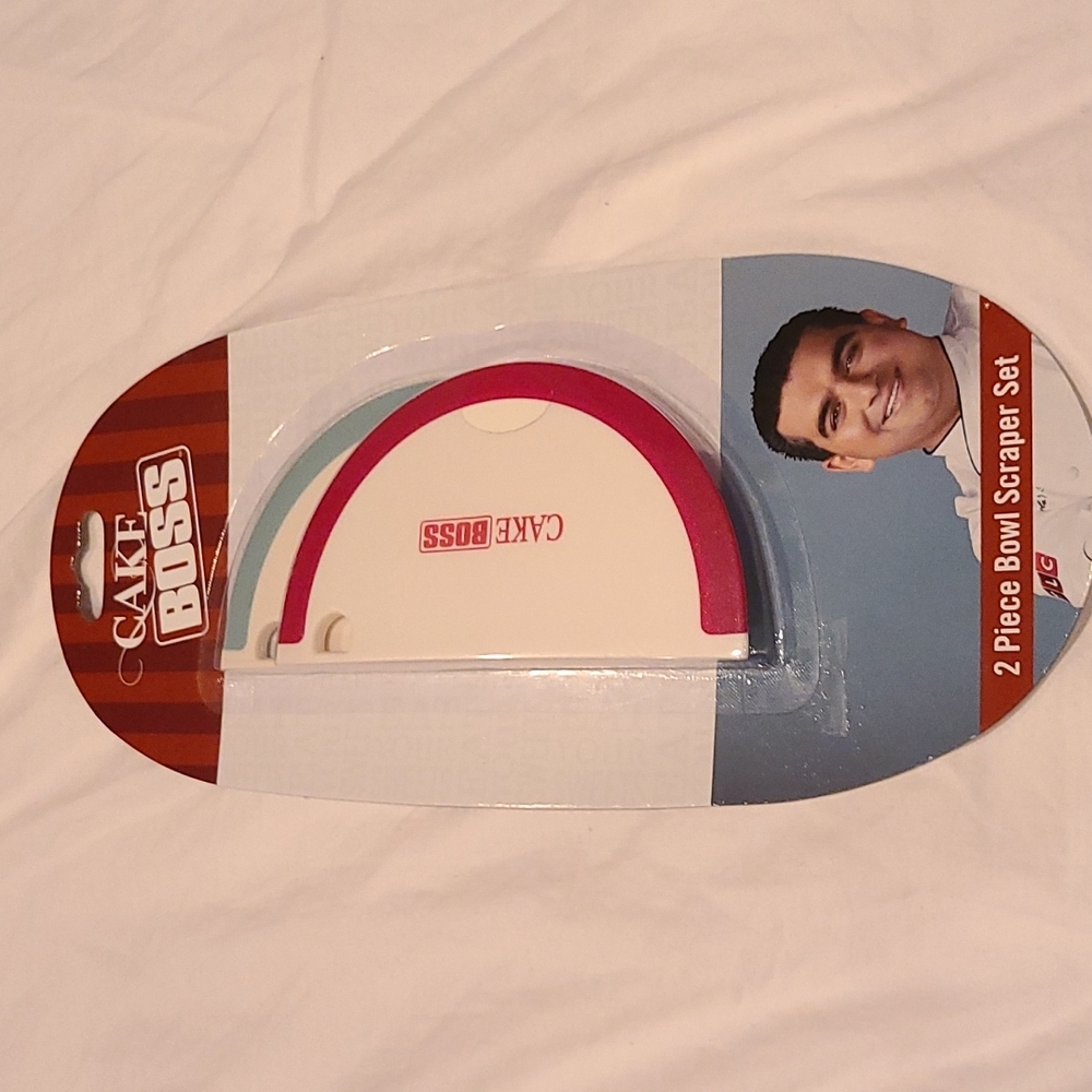 Cake Boss 2 piece bowl scraper set